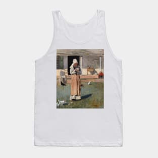 A Sick Chicken by Winslow Homer Tank Top